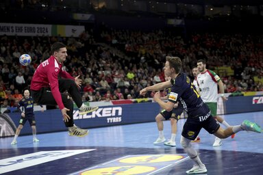 Lucas Pellasszal nem bírtak a portugálok, 10 gólt lőtt (Fotó: Beta/AP)