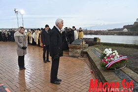 Megemlékezés a razzia áldozataira Újvidéken