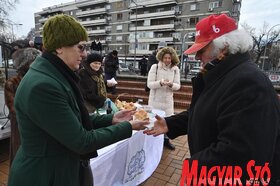 Megemlékezés a razzia áldozataira Újvidéken