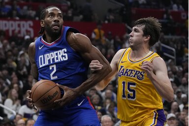 A Clippers legnagyobb kérdése, hogy meghatározó emberei, elsősorban Kawhi Leonard, egészségesek maradnak-e a rájátszásra (Fotó: Beta/AP)