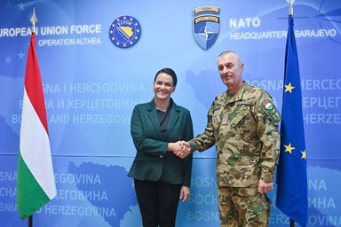 Novák Katalin és Sticz László (Fotó: MTI)