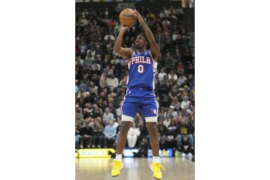 Tyrese Maxey karriercsúccsal ünnepelte első All Star-válogatottságát (Fotó: Beta/AP)