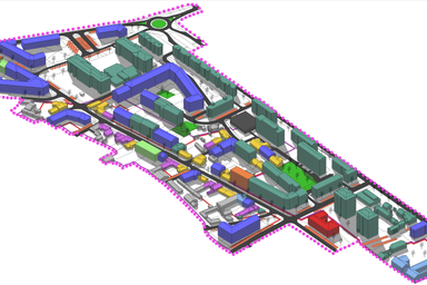 A tervezet a Sugárút egy részét tartalmazza  / forrás: www.subotica.rs/index/page/lg/sr/id/16163