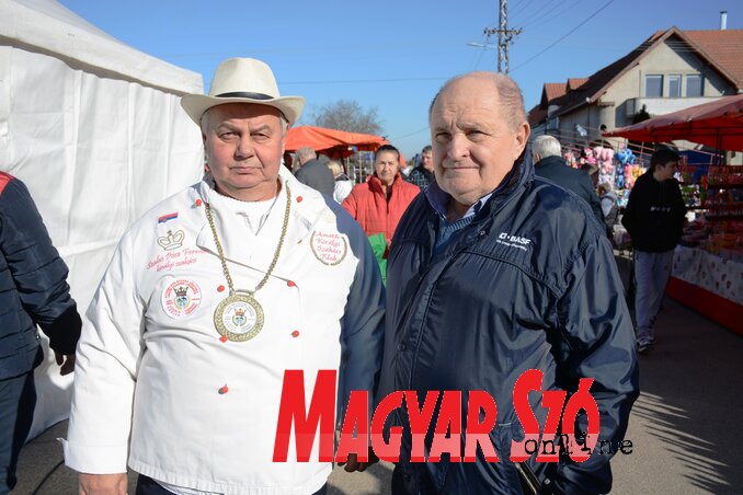 Szabó Pósz Ferenc (balról) és Valka Károly (Fotó: Paraczky László felvétele)