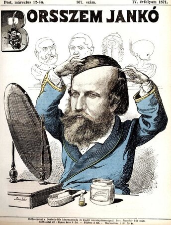 A politikai karikatúrák sem tudták – végérvényesen – megtörni Jókai Mór népszerűségét (Borsszem Jankó, 167. szám, 1871) A politikai karikatúrák sem tudták – végérvényesen – megtörni Jókai Mór népszerűségét (Borsszem Jankó, 167. szám, 1871)