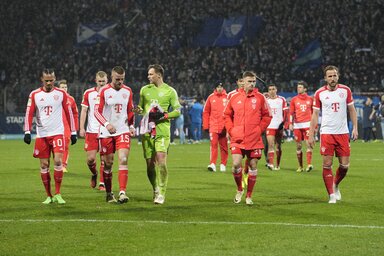 A Bayernnak már komoly, 8 pontos hátránya van a bajnokságban (Fotó: Beta/AP)
