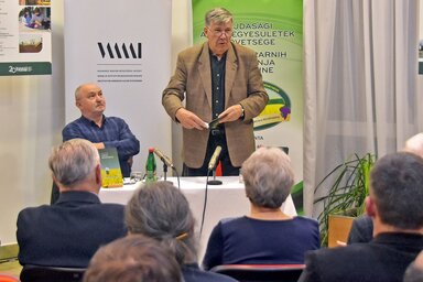 Ternovácz István és Gallusz László a könyvbemutatón (Fotó: Gergely Árpád)