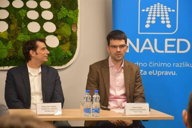 Dubravko Ćulibrk és Stefan Badža (Fotó: Beta)