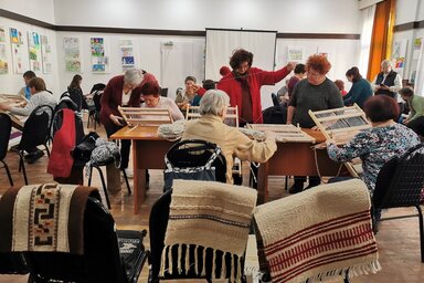 Jó hangulatban dolgoztak a Vajdaság több településéről érkező asszonyok / Herceg Elizabetta felvétele
