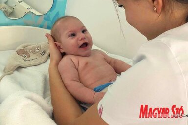 A fiatal vállalkozó eddig több mint ötszáz foglalkozást tartott meg (Fotó: Baby Spa Bečej – BabyLux)