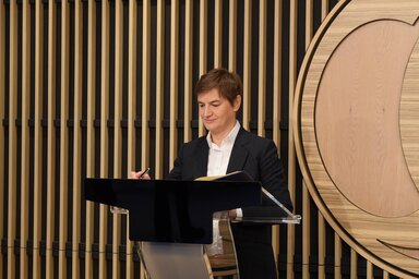 Ana Brnabić (Fotó: Beta)