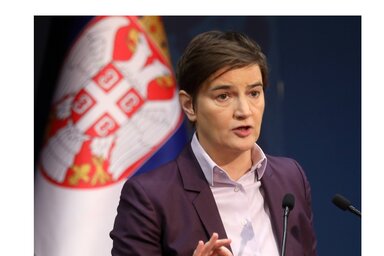 Ana Brnabić (Fotó: Beta )