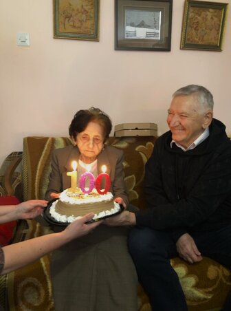 Milanka Šijački március 5-én ünnepelte meg a századik születésnapját / forrás: IC/TK