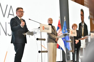 Az év reformátora címet Mihailo Jovanović miniszter kapta a digitális átállásban vállalt szerepéért (Fotó: Beta)