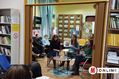 A Lordanya képpel című regényt mutatták be az óbecsei Népkönyvtárban (Fotó: Kancsár Izabella)