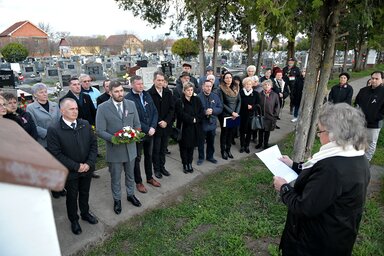Bakits Pálról is megemlékeztek Csókán (Gergely József felvétele)