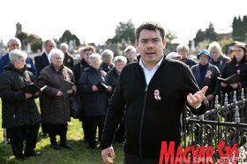 Megemlékezés Paganini József sírjánál Szabadkán a Zentai úti temetőben