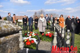 Megemlékezés Paganini József sírjánál Szabadkán a Zentai úti temetőben