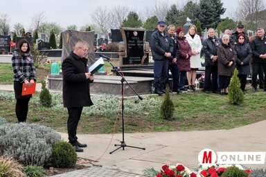 Fekecs József mondott köszöntőbeszédet / Lakatos János felvétele