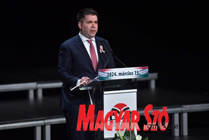Nobilis Márton Pál: Pásztor Bálint, a VMSZ új elnöke mindig számíthat a magyar kormányra (Molnár Edvárd felvétele)