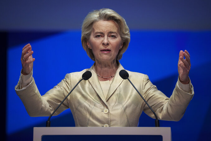 Ursula von der Leyen, az Európai Bizottság elnöke (Fotó: Beta)