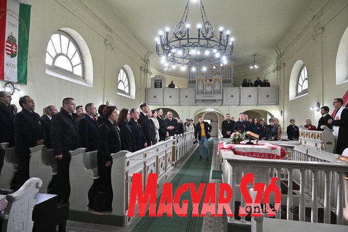 Ökumenikus ünnepi istentisztelet a bácskossuthfalvi református templomban / Ótos András felvétele