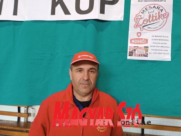 Nagy Simon, a Kapocs Kupa fő szervezője (A szerző felvétele)