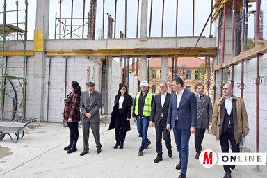 A Laza Kostić Gimnázium hamarosan új tornatermet kap (Fotó: Ótos András felvétele)