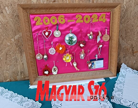 A nagykorúvá vált Préló valamennyi évből összegyűjtött kitűzőinek a kiállítása (A szerző felvétele) A nagykorúvá vált Préló valamennyi évből összegyűjtött kitűzőinek a kiállítása (A szerző felvétele)