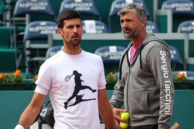 Đokovićnak és Ivaniševićnek sok öröme volt az együttműködésük során (Fotó: WOWBiz)