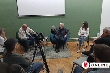 Balról jobbra Mirko Sebić, Szombathy Bálint, Nela Tonković (Dér Dianna felvétele)
