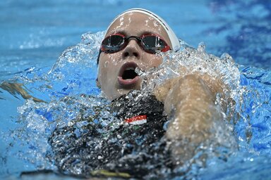 Jackl Vivien kisebb szenzációt keltett a magyar országos bajnokságon (Fotó: MTI)