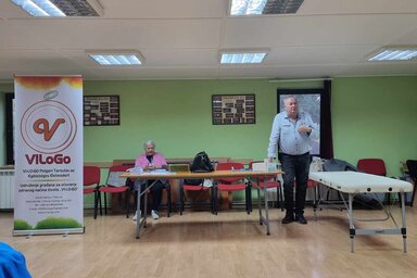 Rajda Cecília és Marlyn Péter természetgyógyászok tartottak előadást Óbecsén (Kancsár Izabella felvétele)