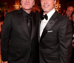 Quentin Tarantino és Brad Pitt / forrás: www.theguardian.com