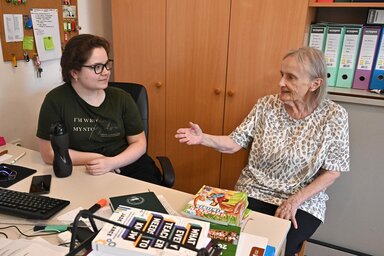 Még mindig aktívan részt vesz a kollégium életében (Ótos András felvétele)