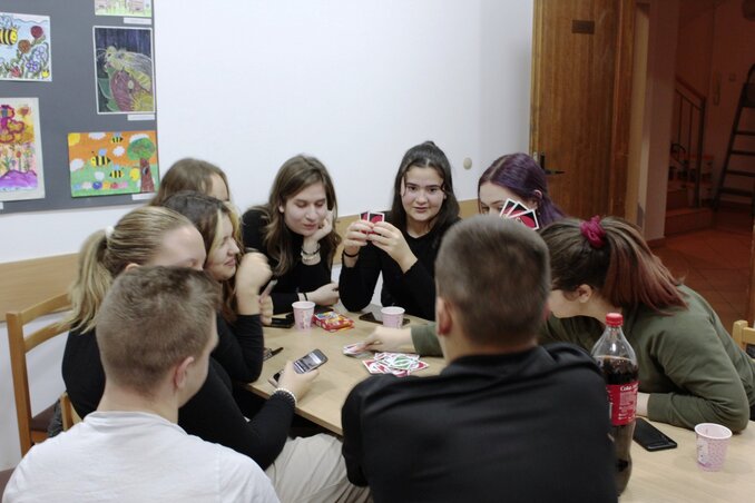 Az Apáczai Diákotthonban csak olyan fiatalok lakhatnak, akik tudnak magyarul (Nagy Margit archívuma)