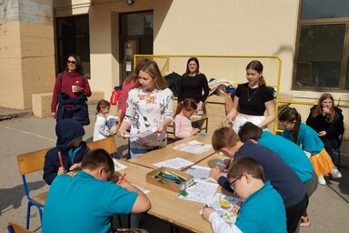 Különféle gyermekfoglalkozásokkal készültek a szervezők (Kancsár Izabella felvétele)