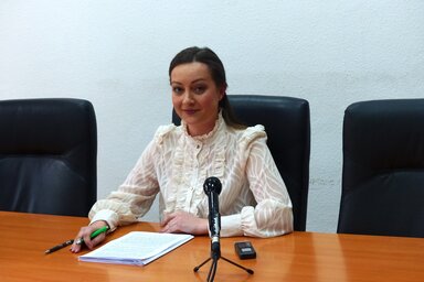 Januskó Szabina, a Zentai Alapfokú Bíróság szakmunkatársa és sajtószóvivője