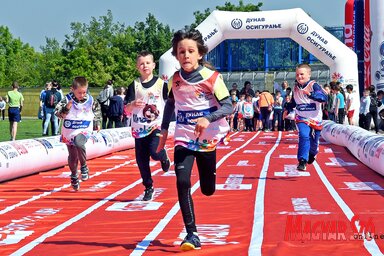 A gyerekek 60 méteres távon mutatták meg ki a leggyorsabb (Gergely Árpád felvétele)