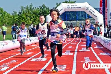 A gyerekek 60 méteres távon mutatták meg ki a leggyorsabb (Gergely Árpád felvétele)