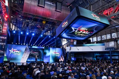 A résztvevők Orbán Viktor előadását hallgatták (Fotó: MTI)