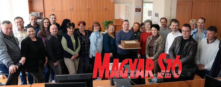 Az újvidéki szerkesztőségben (Fotó: Dávid Csilla)