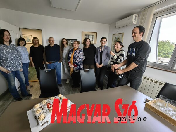 A szabadkai szerkesztőségben (Fotó: Pesevszki Evelyn)