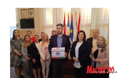 Magyarkanizsa községben 500 aláírást gyűjtöttek (Fotó: Bajić Jenei Klementina felvétele)