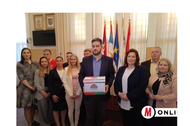 Magyarkanizsa községben 500 aláírást gyűjtöttek (Fotó: Bajić Jenei Klementina felvétele)