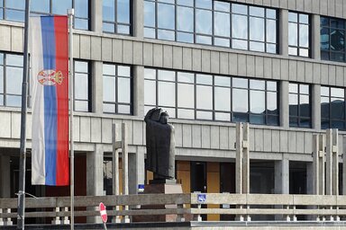 A belgrádi Legfelsőbb Bíróság épülete (Fotó: Tanjug/Szerbiai RTV)