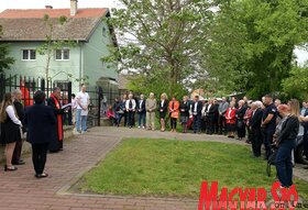 Szent Flórián szobrot avattak Csókán