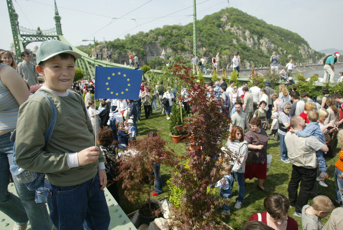 Magyarország 2004. május 1-jén vált az Európai Unió teljes jogú tagjává (Fotó: RAS-archívum)