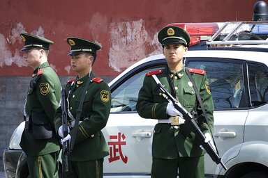 Kínai rendőrség (Pixabay fotó)
