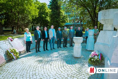 A nagykikindai emlékezők (Fotó: Vidács Hajnalka)